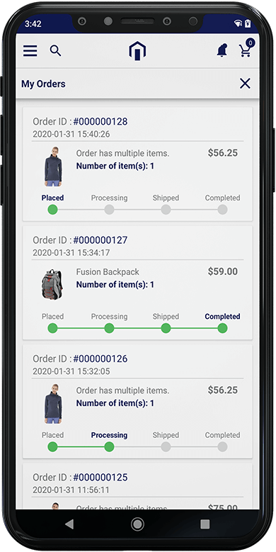 Real-time Order Monitoringt